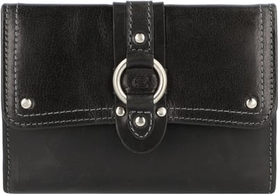 Esquire Denver Portemonnee RFID Leer 13,5 cm - Dames - Horizontaal - schwarz