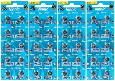 Vinnic LR41 - Batterijen - Alkaline Knoopcel Batterij 40 Stuks