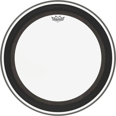 Remo #BB-1318-00-SMT Emperor SMT Clear Bass Drum-Head 18" - Bass drumvel