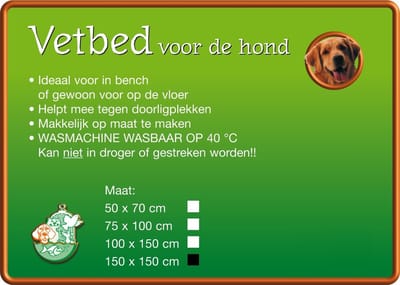 Boon Vetbed 150 x 150 cm - Grijs