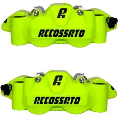 Motorremklauw monoblock met gesinterde remblokken Accossato Radial