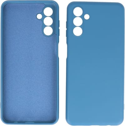 Fashion Backcover Telefoonhoesje - Color Hoesje - Geschikt voor de Samsung Galaxy A24 4G - Navy