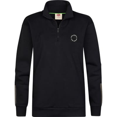 Petrol Industries - Jongens Half-zip sweater Millhaven - Zwart - Maat 104