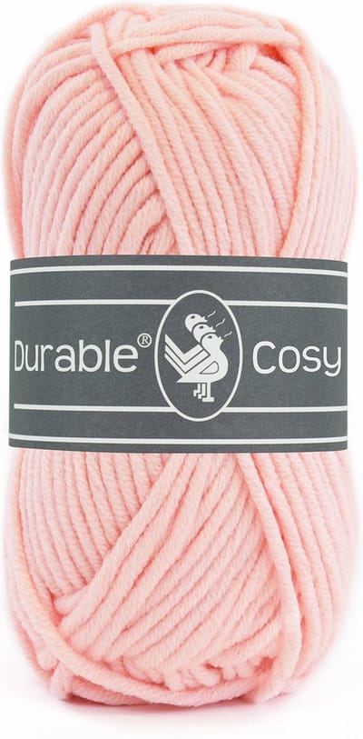 Durable Cosy - 210 Powder Pink - Katoen/Acryl Garen