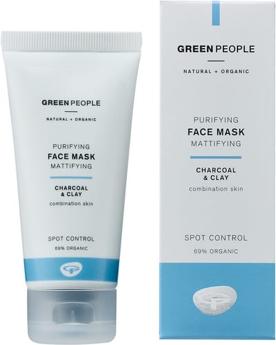 Green People Purifying gezichts masker - Klei masker - Gecombineerde/Vette huid - Reinigt porien - verfijnt huid textuur