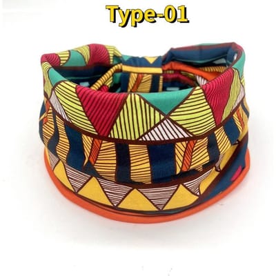 Print hoofdband voor vrouwen Twist stijl haarband dames salon make-up hoofd wrap hoofddeksels tulband meisjes accessoires black
