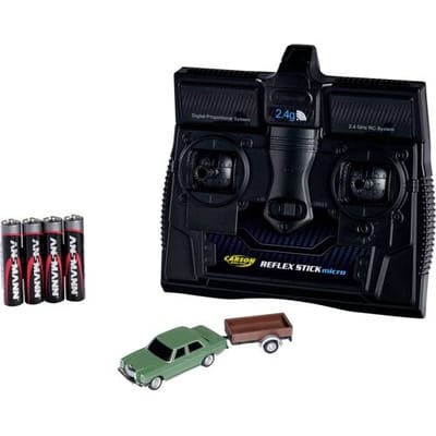 Carson Modellsport 500504169 1:87 RC auto Elektro Straatmodel Achterwielaandrijving Incl. accu, oplader en batterijen voor de zender