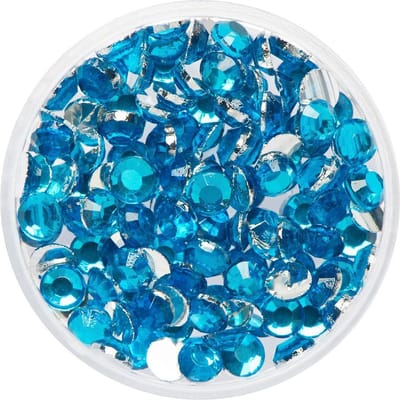 Eulenspiegel - Schmink - Face Jewels - Glitter Steentjes - Carnaval - Aquamarine
