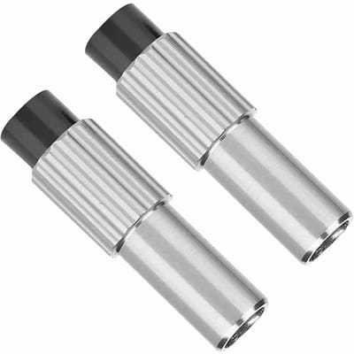 1 paire de connecteurs de changement de vitesse de câble de frein de vélo, régulateur de ligne, capuchon de boîtier de réglage Titanium gray
