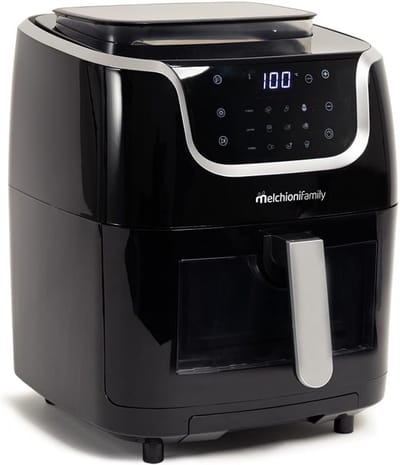 3-in-1 Luchtfriteuse met Stoomkoker 6,5L Digitaal Display en 30 Programma's