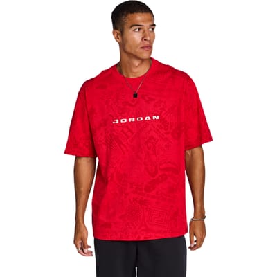 Jordan Brooklyn T-shirts Heren - Rood - Maat XL - Katoen Jersey