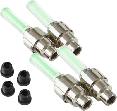 Ventieldopje LED Verlichting – 4 stuks Groen – Ventielverlichting voor Fiets, Fatbike, Scooter en Auto