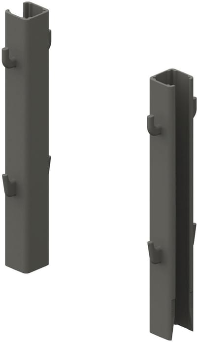 Kesseböhmer DISPENSA-x set van 2 mandhouders antraciet Hoogte 198 mm Mandhouder voor in hoogte verstelbaar draagframe