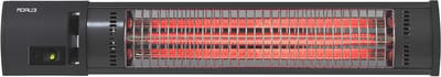Terrasverwarmer - Buitenverwarming - Genieten Buiten - Afstandsbediening Inclusief - 2000 Watt - Zwart