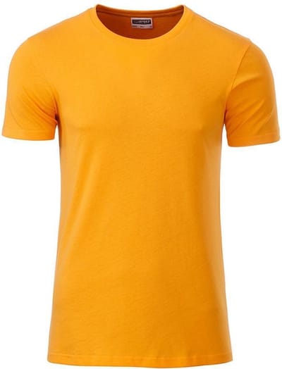 James and Nicholson - Heren Standaard T-Shirt (Geel)