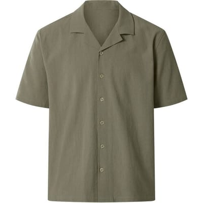 esmara Men Heren overhemd (Kaki, S (37/38))