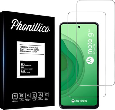 Screenprotector voor Motorola Moto G24 - 2 stuks Beschermglas van glas Transparante glazen schermbeschermfolie