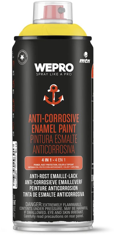 Spuitbus Anti-Roest Ral 1021 Geel MTN WEPRO 400ml