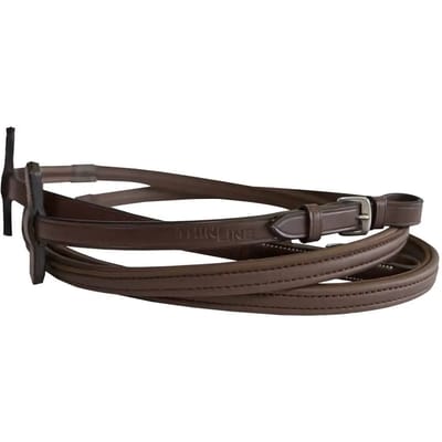 Rubberen paardenteugels ThinLine