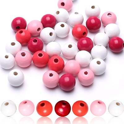 Solidchoice - 200 Stuks Natuurlijke Houten Kralen voor DIY Sieraden