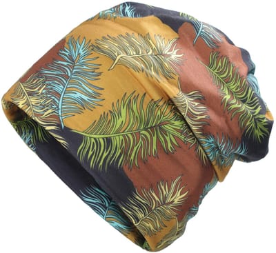 Dailygoods- Beanie Zomer Dun - Lichtgewicht Slouchy Hoed - Bloemenprint - Ademend - Verstelbaar - Polyester/Spandex