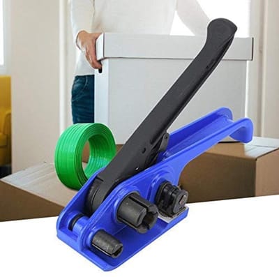 Dailygoody - Strating Tang Verpakkingsklem - Stalen en Plastic Banden Spanner - Duurzaam en scherp - 16-19 mm - Verpakkingsgereedschap - Handig vo...
