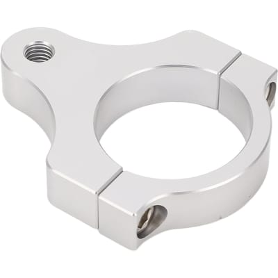Stuurdemper Vork Frame Montageklem Vibratiereductie Lichtgewicht Demper Vorkbeugel Ondersteuning Houder voor 41mm / 1.61in white