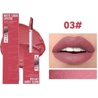 Matte Lip Glaze Niet-vervagende vloeibare lippenstift Waterdichte lipgloss Lipmake-up voor dames Lip Glaze Cosmetica