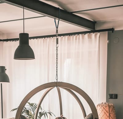 Verlengketting met haak voor hangstoelen en hangmatten - 70 cm, tot 200 kg