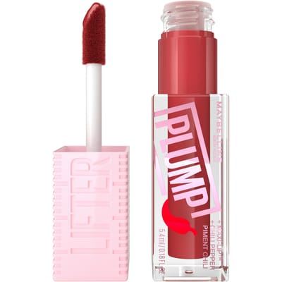 Maybelline - Lifter Plump - Lip Plumping lipgloss - langdurig vollere lippen - verwarmende sensatie met 5% Maxi-Lip™ en chilipeper - Hot Chili - 5,4 ml