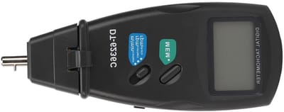 Digitale Toerenteller - Contactloze Toerenteller - Motor Snelheid Meten - Opto-elektronisch Contact Combo - 96 Gegevenssets - Grijs
