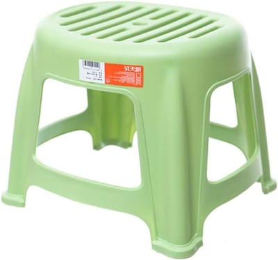 Badkamer Kruk - Douchekrukje Toilet - Veilig Douchen - Antislip Bodem - 30.5cm Breed - Groen