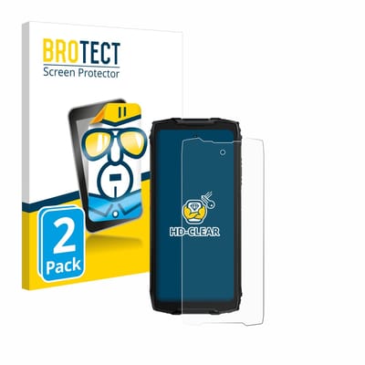 BROTECT - Screenprotector voor Blackview BV9300 Pro - Folie Beschermfolie transparant 2 Stuks