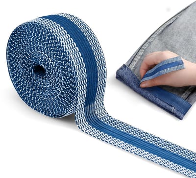 Zoomtape voor broeken, strijkbare zoomtape voor broeken, wasbare zoomtape zonder naaien, zoomtape voor broekranden voor kleding, gordijnen, jeans, pakken, broeken en pantalons(blauw, 10 m/ 1 rol)| Cyslmuk®