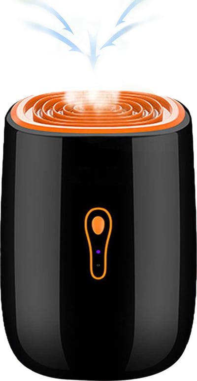 Luchtontvochtiger - Luchtontvochtigers Slaapkamer - Dehumidifier - Zwart
