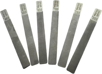 Gitaar Frets Vijl - Ontbramen Tool - Instrument Reparatie - 6 Delige Set - 13 cm Lengte - Metaal