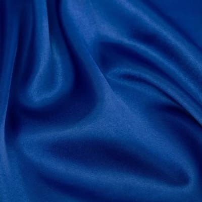 3m/5m Satijnstof per meter Glanzend Luxe Metallic Glanzend Bekleding Voering Draperie DIY Knutselen Zacht voor Huwelijksdecoraties 100x145cm koningsblauwe kleur
