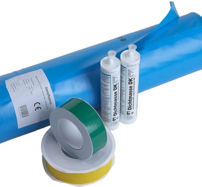 Dampfsperr System - Bouwfolie Kit - Dak Isolatie - Compleet Afwerkingspakket - 50m² Dekking