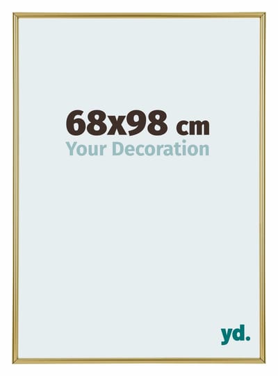 Your Decoration - Puzzellijst 68x98 cm - Goud - Puzzellijst 1500-2000 stukjes - Kunststof Fotolijst - Annecy