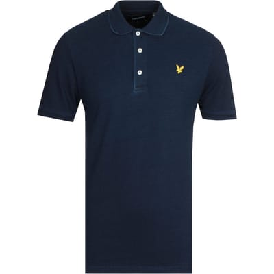 Men's Lyle And Scott Indigo Polo Shirt in Blue