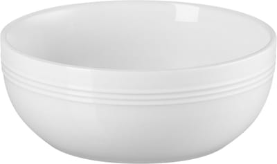 Le Creuset Coupe bowl 16cm aardewerk white