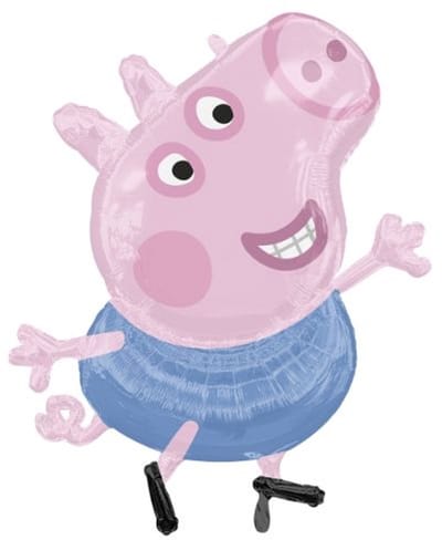 Folieballon Peppa Pig Supershape George, 61 x 61cm