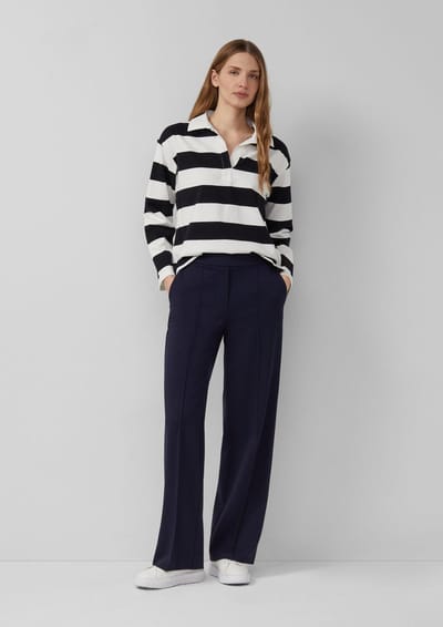 s.Oliver  Hosen Marine Maat: W36 | Pantalons Outlet | Dames | Blauw
