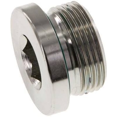 Plug M33 X 2 Staal FKM met binnenzeskant 400 bar (5620.0psi)