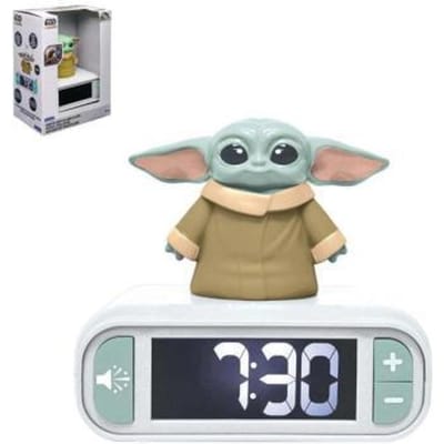 Lexibook Star Wars Grogu 3D digitale alarmklok met licht en geluid Horloges en klokken
