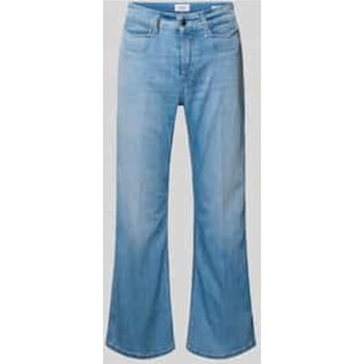 Wide leg jeans van katoenmix model 'FABIENNE'
