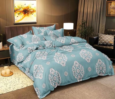 Dekbedovertrek - Micropercal - Soepel & Zacht - Lits-Jumeaux - 240 x 220 cm - Chic Green