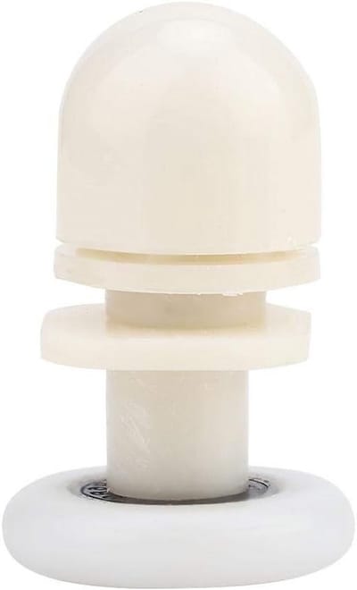 Set van 8 Vervangende Schuifrollers voor Douchedeuren, Stevige Plastic Basis, Geschikt voor 20mm, 23mm en 25mm Glasdeuren