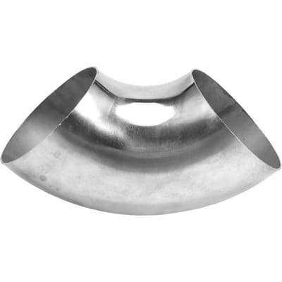 2,75 inch Roestvrij Staal Uitlaatbocht 90 Graden Bochtpijp Buis Auto Accessoire gray