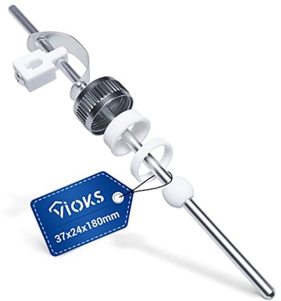 Trekstang voor afvoergarnituur Ø 5 mm - Excentrische Wastafelpijp 180 mm Horizontaal